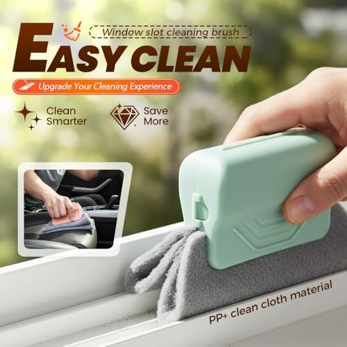 Magic Window Track Cleaner, Window Groove Cleaning Brush Tools Set, Cleaner - Image 2