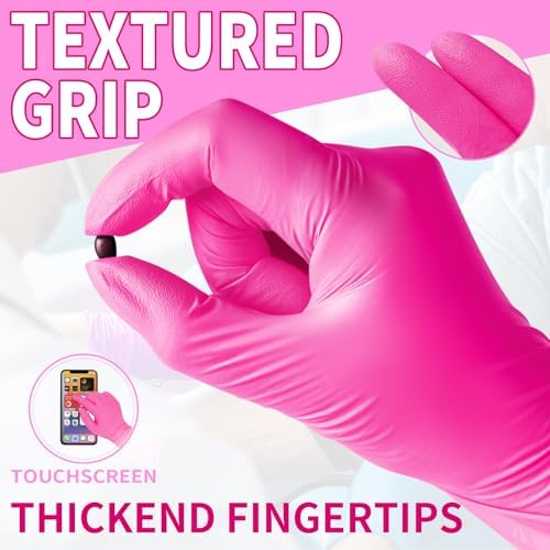 FINITEX Nitrile Disposable Latex-Free 3.5mil Cleaning Food Cooking Gloves - Image 5