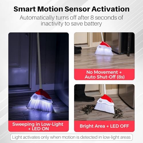 Indoor Broom with LED Lights | Angle Broom - Image 3