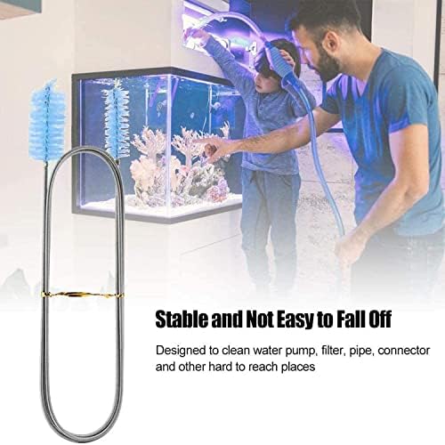 Flexible Drain Brush Cleaner Kit – CPAP Hose Cleaner 5ft Long Elastic Double - Image 4