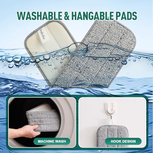 8 Pack Microfiber Spray Mop Replacement Pads - Image 7