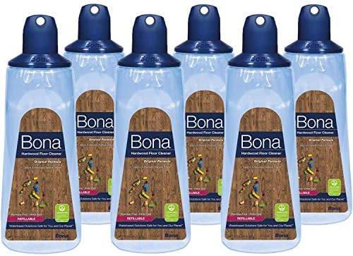 6 Pack Bona Hardwood Floor Cleaner Cartridge, 34 Oz. by Bona