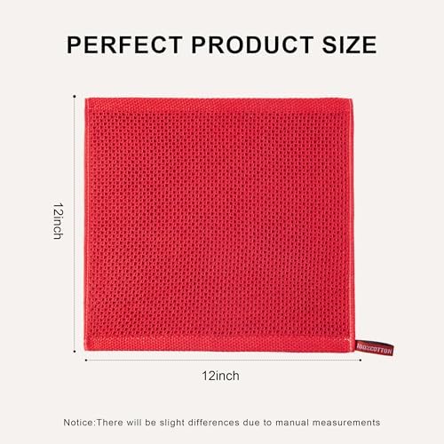 joybest Cotton Kitchen Dish Cloths, 12x12 Inches - Image 3