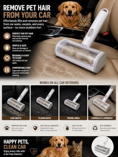 Pet Hair Remover Roller for Furniture and Couch - Image 5
