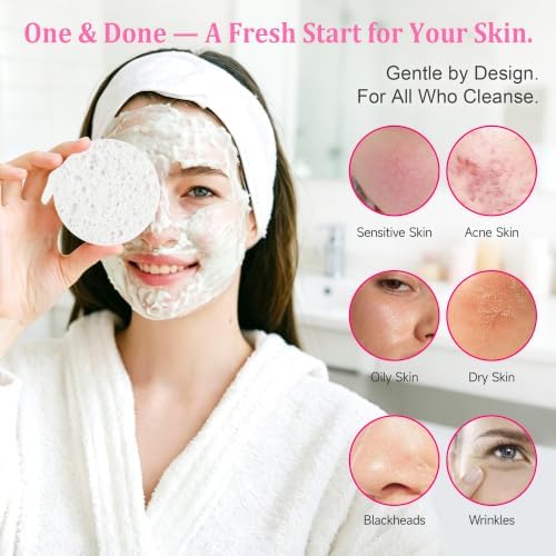 3.15in Large Compressed Facial Sponges - Image 5