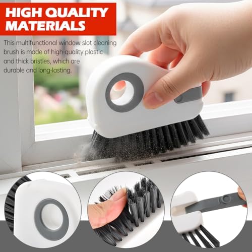 2 in 1 Crevice Cleaning Brush Set, Hard Bristle Gap Scrubber - Image 5