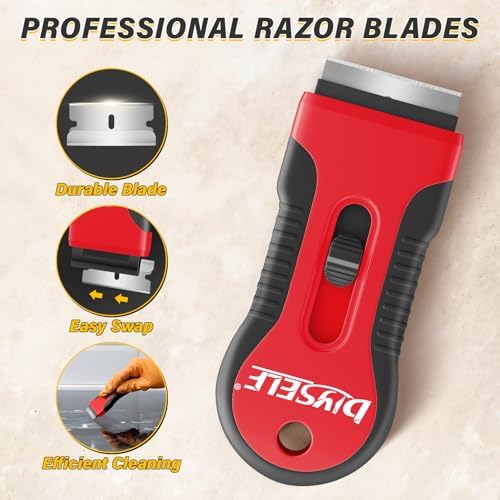 DIYSELF 2 Pack Razor Scraper, Glass Stove Top Scraper - Image 5