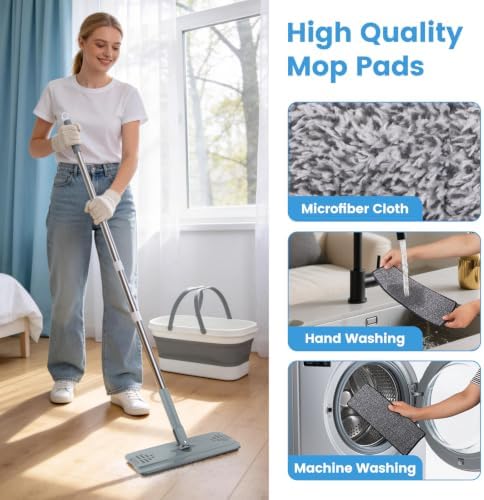Collapsible Mop and Bucket Set - Image 5