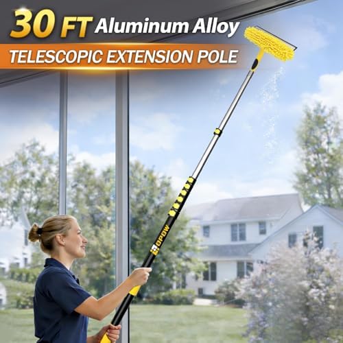 36 Feet High Reach Squeegee Window Cleaner Kit - Image 3