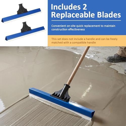 2 Pack 16 Inch Epoxy Floor Squeegee, Notched Squeegee - Image 5