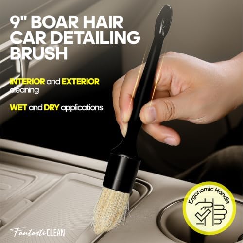 Fantasticlean Car Interior Detailing Kit, Leather Cleaner Brush Set - Image 4