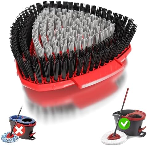 Spin Mop Replacement Scrub Brush Heads by SuperAbound