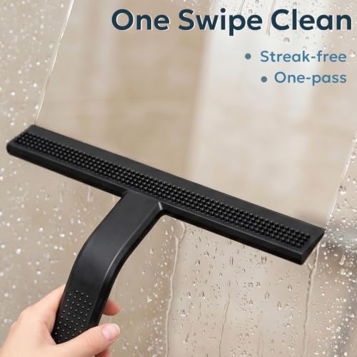FZF Shower Squeegee for Glass Doors Window Bathroom Cleaning 10 Inch - Image 2
