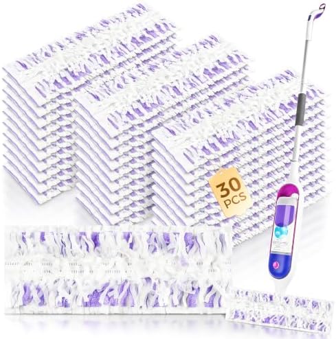 30PCS Power Mop Pads for Swiffer Power Mop, Disposable Wet Dry Pad Refills by Unknown