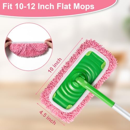 6Pcs Reusable Microfiber Mop Pads Refill Compatible - Image 2