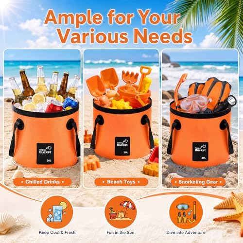 5 Gallon 4 Pack Collapsible Bucket - Image 4