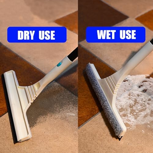 Window Squeegee Cleaning Tool Kit, Adjustable Extension Pole, 2-in-1 - Image 3