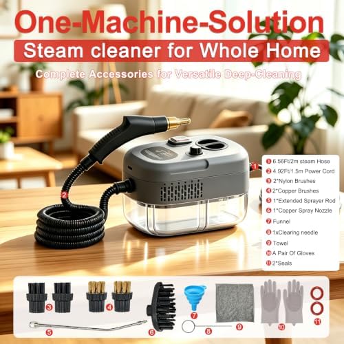 Steam Cleaner, Portable Pressurized Steamer - Image 2