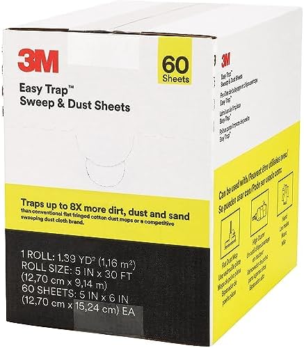 3M Easy Trap Duster Sweep and Dust Sheets, 60 Sheets/Roll by 3MIndustrial