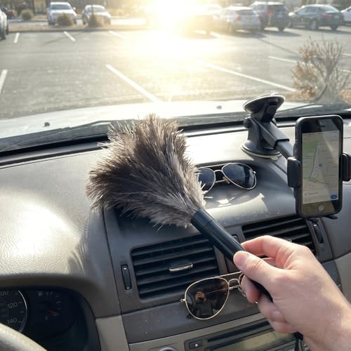 2 Pcs Retractable Ostrich Feather Dusters, Washable Handheld Tools - Image 7