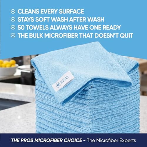 Microfiber Wholesale Bulk 12” X 12” All Purpose Towels Case Quantity | No - Image 2