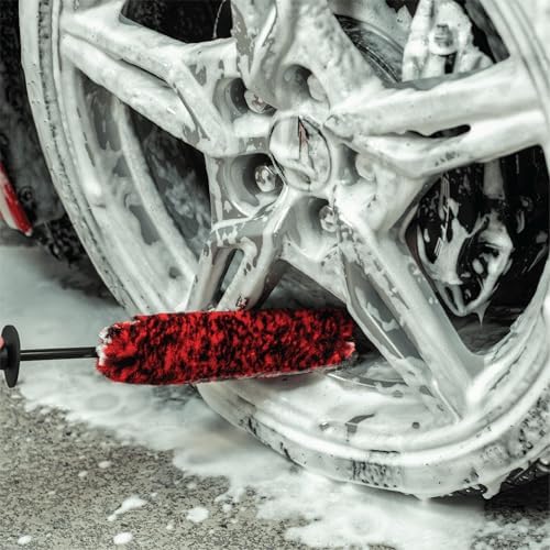 Mothers Wheel Barrel Brush, 16-Inch Wheel Cleaning Brush - Image 7