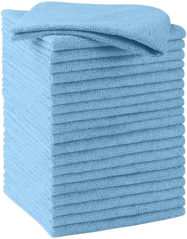 HOMEXCEL Microfiber Cleaning Cloth 20 PK, Towels by HOMEXCEL