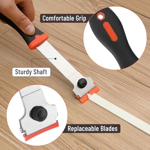 Bates- Long Handle Razor Blade Scraper, Razor Scraper - Image 3