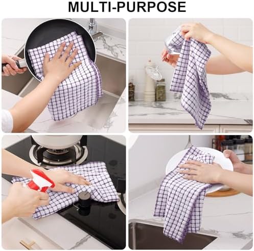 Kitinjoy Cotton 6 Pack Terry Kitchen Towels - Image 3