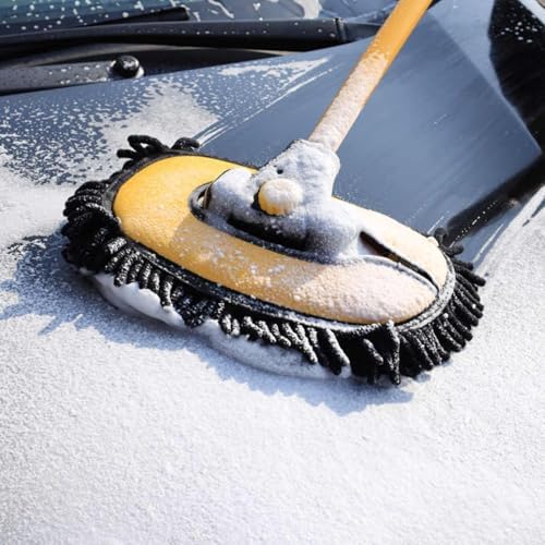 Car Wash Brush Replacement Head Cover, Soft Microfiber Car Wash Mop Head - Image 6