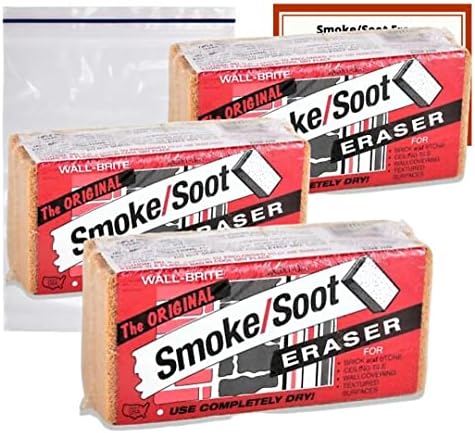 Absorene Smoke Soot Eraser Sponge 3 Pack by Absorene