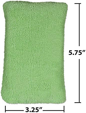 CleanAide Double-Sided Microfiber Sponge 2-in-1 Scrubber - Image 2