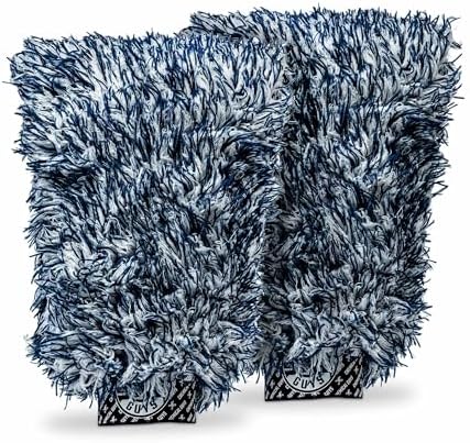 Chemical Guys, The Dually Dual-Fiber Wet-Dry Microfiber Wash Mitt, 2 Pack by ChemicalGuys