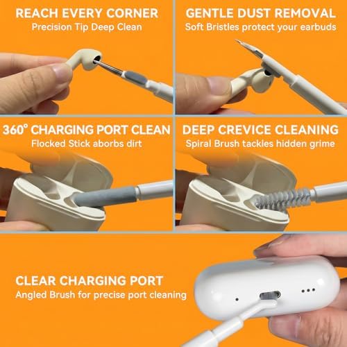 32-in-1 Phone & Airpod Cleaning Kit Charging Port Cleaner & Keycap Puller - Image 4