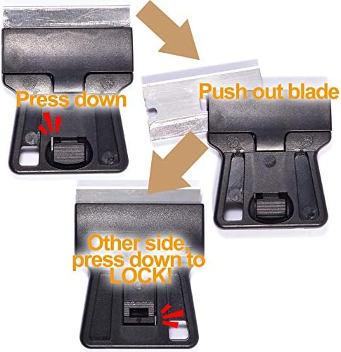 Portable 1.5inch Mini Metal Razor Scraper - Image 3