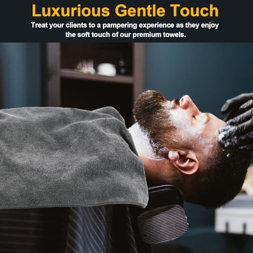 UNIMADE Salon Towels 24 Pack, Super Soft Microfiber Gym Towels - Image 3