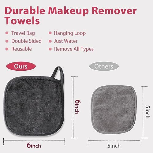 Makeup Remover Cloth, Makeup Remover Pads Microfiber Face Washcloth - Image 6