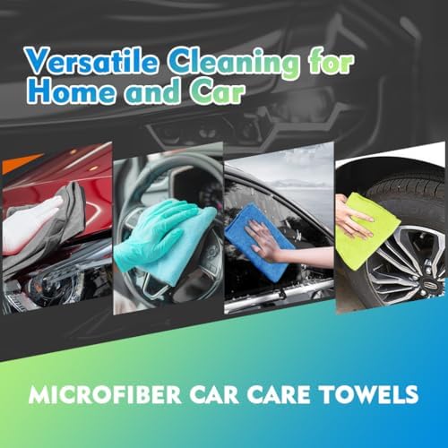 HOMEXCEL Microfiber Cleaning Cloth 12 Pack, 12.5 x 12.5 Inch Microfiber Towels - Image 6