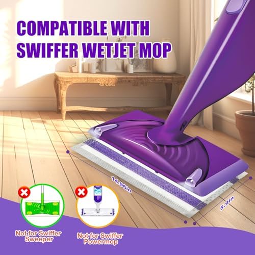 Disposable WetJet Pads Refills for Swiffer WetJet Mop, Thickened 100 Count - Image 3