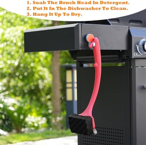 Bristle Free Grill Brush for Outdoor Grill, Safe Non-Metal BBQ Grill Cleaner - Image 7
