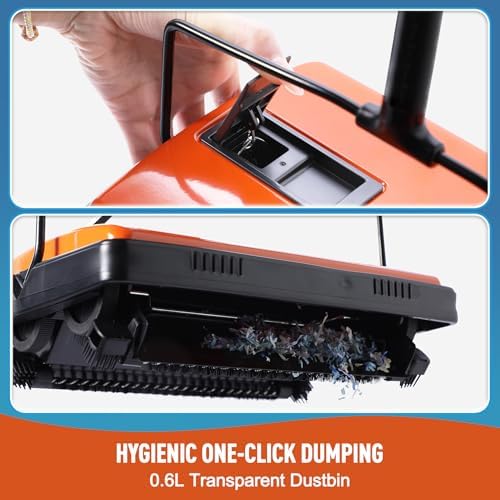 CLEANHOME Manual Carpet Sweeper - Image 6