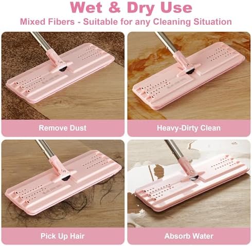 JOYMOOP Flat Mop Pads, Microfiber Cleaning Refills, Washable Replacement Pads - Image 6