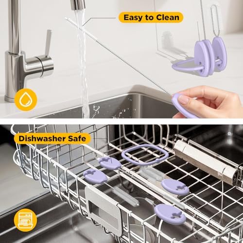 Straw Cleaner Brush Set for Baby Bottles, 4-in-1 - Image 6