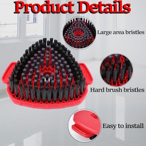 RinseClean Spin Mop Scrubber Replacement Scrub Brush Head Compatible - Image 5