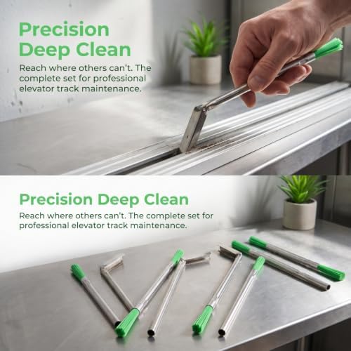 Long Handle Crevice Cleaning Tool, Gap Scraper Brush Set - Image 4