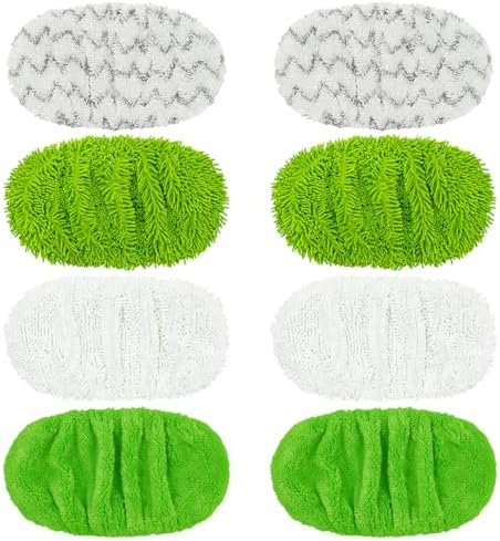 8 Pack Microfiber Mop Pads for Swiffer XL Mops Reusable Wet and Dry Mopping by GFRED