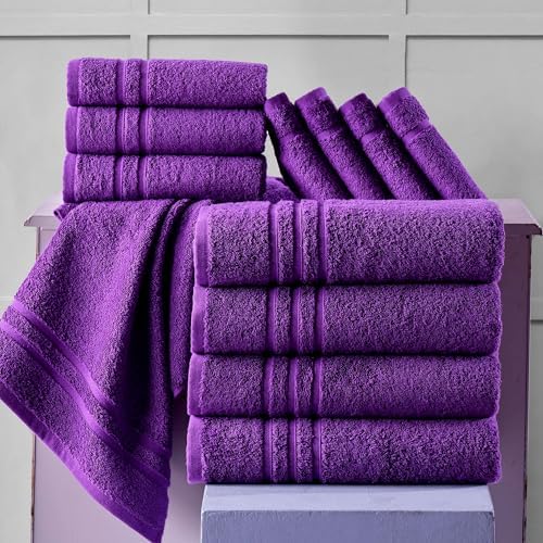 Hawmam Bath Linen Towels Large, Turkish Cotton, 4 Pack - Image 5