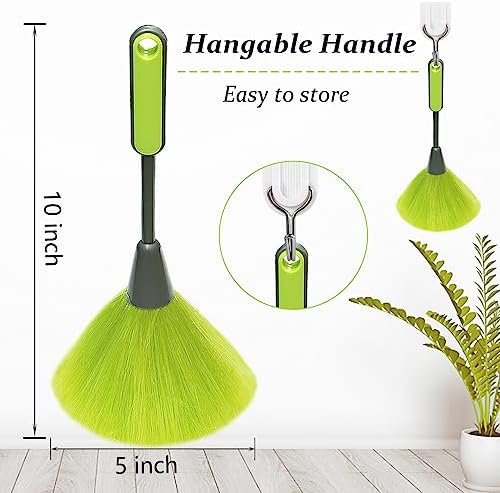 4 Pack 10 inch Microfiber Duster, Feather Duster, Grips Microfiber Delicate - Image 2