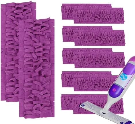 12Pack Mop Pads Refills for Swiffer Power Mop Washable & Reusable by Unknown