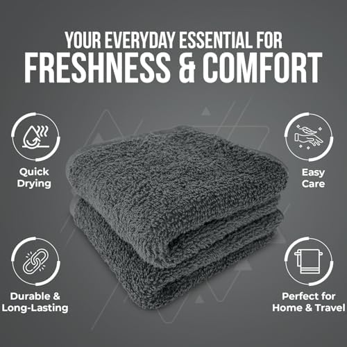 DAN RIVER 24 Pack Cotton Wash Cloths Set - Image 5